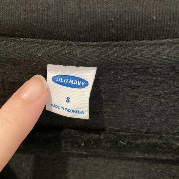 OLD NAVY Half Zip Mock Neck Black Jacket Size Small - Picture 6 of 6